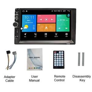 Universal Mp5 Player Stereo Autoradio Carplay Mirror Link Multimedia Car Radio BT 12V 1Din FM <b>Aux</b> in Receiver SD USB MP5 - Product Image 3