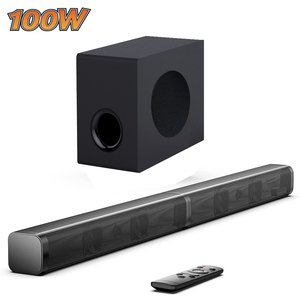 Samtronic 2.1ch Detachable RMS 80W Wireless <strong>Tv</strong> Soundbar <strong>Speaker</strong> with Wired Subwoofer for Home Theatre - Product Image 2