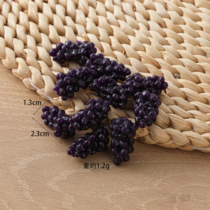 Juguete Blandito de TPR Elástico con Forma de Melocotón, Uva y Maíz, Fruta Simulada para Apretar, Antiestrés y Descompresión, Ideal para Regalo de Fiesta - Product Image 5