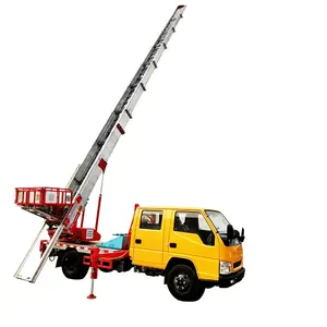 Chinese Fabrikant Ladder Truck Prijs Jmc 32M Hoge Hoogte Platform Ladder 28M Hoge Hoogte Ladder Platform Truck prijs