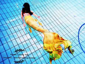 Costume da bagno per istruttore di sirena in Europa e America ad alta risoluzione personalizzato - Product Image 5