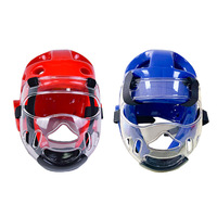 Casque de protection unisexe pour le fitness, équipement de Taekwondo, Boxe, Sanda avec masque – Vente en gros transfrontalière depuis la Chine