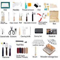 Outils de fabrication de maroquinerie de haute qualité, portefeuilles en cuir, outils de bricolage, ensemble d'outils en cuir
