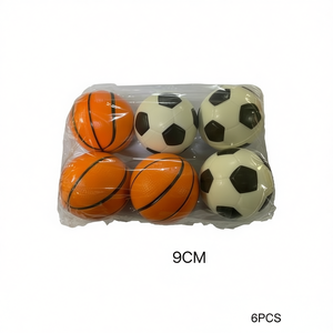 MNJ Sponge Balls 9Cm 6Pcs For Kids Play And Games - Product Image 2