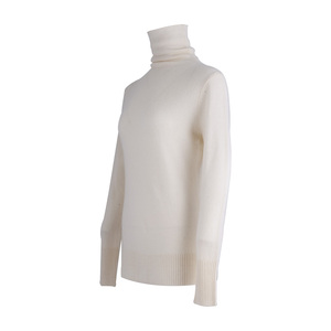 Pullover a collo alto autunno inverno <span class=keywords><strong>maglia</strong></span> semplice maglione <span class=keywords><strong>Basic</strong></span> Casual a manica lunga da <span class=keywords><strong>donna</strong></span> tinta unita - Product Image 3