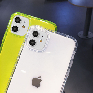 Funda de Teléfono Fluorescente de TPU Resistente a Impactos con Logotipo Personalizado para <span class=keywords><strong>iPhone</strong></span> 11 12 13 14 15 16 Pro Max Xr Xs - Product Image 3