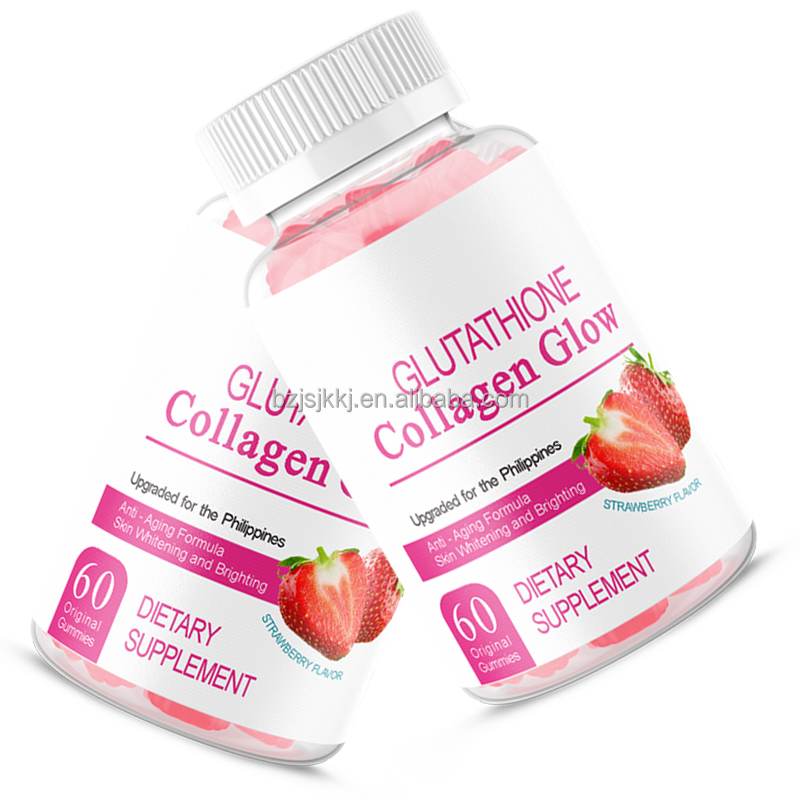 collagen glutathione philippines NATURE GLOW Glutathione Collagen Glow Whitening Skin Anti-Aging With  Collagen Vitamin 60 Gummies main image 0