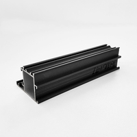 Hochpräzise Aluminium-Extrusionstüren und -Fenster Aluminiumrahmen Glas-Aluminiumtüren für den Außenbereich