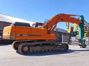 Excavadora sobre orugas Doosan DX340LC de 34 toneladas, maquinaria de ingeniería usada en buenas condiciones, componentes de engranaje de bomba de Motor de núcleo de bajo precio - Product Image 5