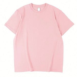 Design Custom logo Pure Cotton T-<b>shirt</b> High Quality Solid Color Casual Style logo Custom Design - Product Image 6