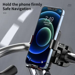 Регулируемый держатель для телефона на велосипед с поворотом на 360 градусов, универсальный держатель для телефона на руль мотоцикла, силиконовый держатель для телефона на велосипед