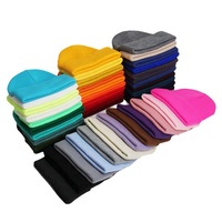 Bonnet d'Hiver Coloré de Designer, Bonnets en Maille Épaisse, Casquettes Brodés Personnalisés pour le Voyage