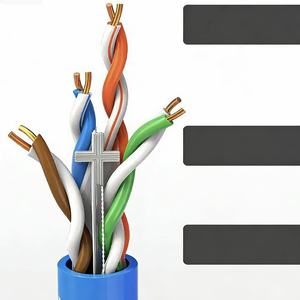 Cmp Plenum ethnet केबल वाणिज्यिक निर्माण के लिए कस्टम लोगो नेटवर्क केबल केबल केबल उच्च गति लान केबल - Product Image 3