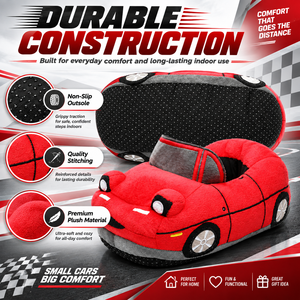 Chaussons en peluche rétro JDM Racing Car unisexes, chauds pour l'intérieur, avec phares rétractables, cadeau d'hiver original pour les amateurs de voitures - Product Image 5