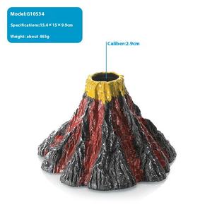 Diseño Original de Material de resina respetuoso con <span class=keywords><strong>el</strong></span> medio ambiente, decoración de pecera volcánica de alta simulación - Product Image 5