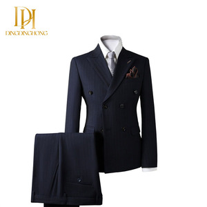 Botones cruzados <span class=keywords><strong>para</strong></span> hombre adecuados <span class=keywords><strong>para</strong></span> ropa <span class=keywords><strong>de</strong></span> negocios moderna a rayas Slim Fit <span class=keywords><strong>para</strong></span> trajes <span class=keywords><strong>de</strong></span> <span class=keywords><strong>novio</strong></span> <span class=keywords><strong>de</strong></span> <span class=keywords><strong>boda</strong></span> - Product Image 5