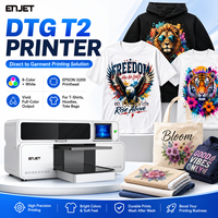 Digitale DTG-printer voor kledingbedrukking, hoogwaardige T-shirtprinter met witinkt-circulatiesysteem