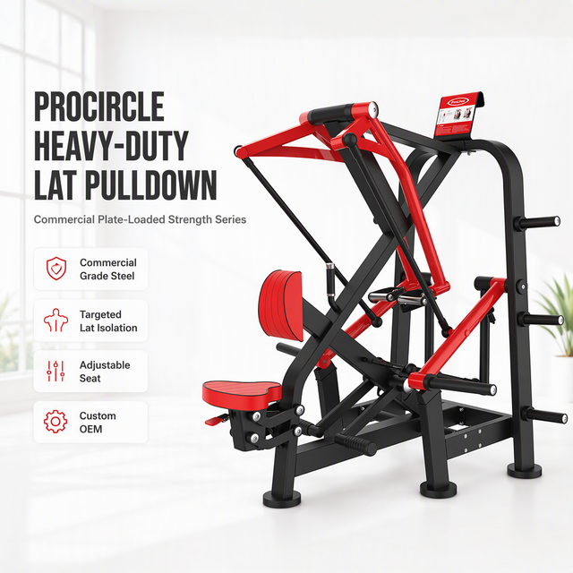 Heavy Duty Lat Pulldown Machine for Home Gym Back Strength Training Foldable Adjustable OEM