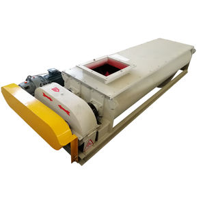 เครื่องผสมริบบิ้นแนวนอนแบบงานหนัก มอเตอร์เหล็ก SUS304 ประสิทธิภาพสูง สำหรับผสมปุ๋ย อาหาร และวัตถุดิบเคมี - Product Image 1