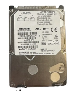 DK23BA-50 d'ordinateur portable industriel, 5GB 2.5 "<span class=keywords><strong>disque</strong></span> <span class=keywords><strong>dur</strong></span> <span class=keywords><strong>ATA</strong></span> <span class=keywords><strong>IDE</strong></span> pour Hitachi - Product Image 1