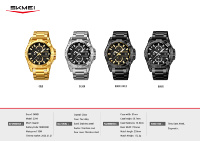 Montre-bracelet à quartz ronde robuste SKMEI 2399 pour homme, idéale pour l'aventure, les voyages, les sorties quotidiennes, avec affichage de la date, de la semaine et chronomètre, étanche 30M