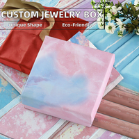 Boîtes cadeaux rigides en carton personnalisées avec logo imprimé, motifs exquis, emballage de rangement pour bijoux et montres.