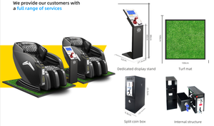 Chaise de <span class=keywords><strong>massage</strong></span> commerciale utilisation sur place électrique fente pour pièces de monnaie facture papier-monnaie exploité aéroport centre commercial vente chaise de <span class=keywords><strong>massage</strong></span> - Product Image 6