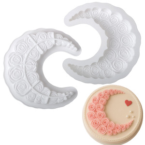 Valentine's Day Rose Design Mousse Cake Mold Floral Chocolate Mould <b>Silicone</b> Mold for DIY Cake Dessert Home Kitchen <b>Baking</b> Tool - Product Image 1