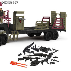 Incroyable petit jouet pour hommes de l'armée soldat vert ensemble de jeu de figurine camion <span class=keywords><strong>militaire</strong></span> équipement jouet kit de friction pour garçon jeu de rôle - Product Image 4