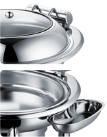 En Acier inoxydable Buffet Réchaud Chauffe-Plats 6 Litres Servant Des Plats Restauration Restaurant Fournitures Réchauds