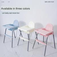 Chaise haute pour bébé en plastique bon marché, portable, pliable, de conception traditionnelle, pour l'alimentation à l'école