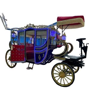 Bienvenida mostrar la exposición Atracciones Diseño personalizado Royal carruaje de caballos/Proveedores de China Carruaje de caballos para bodas - Product Image 5