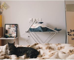 Indoor electric <b>drying</b> <b>rack</b>, temperature control touch screen, floor mounted towel <b>rack</b>, household heating <b>drying</b>, waterproof - Product Image 5