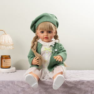 Emotional <span class=keywords><strong>Companion</strong></span> Reborn <span class=keywords><strong>Dolls</strong></span> 55cm Voll vinyl Körper puppen Benutzer definierte Silikon Baby puppen Neugeborene - Product Image 4