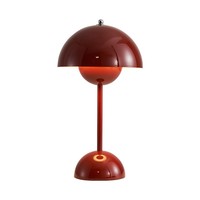 Nouvelle lampe de table décorative rechargeable à commande tactile en fer, style danois, américain, nordique et moderne