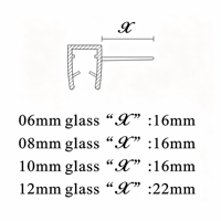 Bandes d'étanchéité transparentes en PVC les plus vendues pour accessoires de douche en verre, étanches, insonorisantes et anti-bruit