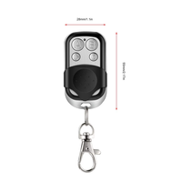 Control Remoto Inalámbrico de 4 Canales, Duplicador RF, Llave Universal para Puerta de Garaje, 433MHz
