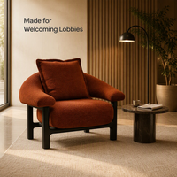 Fauteuil d'appoint de luxe modulaire pour salon, style moderne et minimaliste, en tissu synthétique avec rembourrage en éponge et duvet – Meilleures ventes