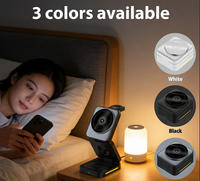 Chargeur sans fil magnétique 3 en 1, 15W, portable, pliable, station de charge sans fil magnétique 3 en 1, charge téléphone, montre, écouteurs