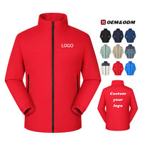Veste en coton matelassée à col montant personnalisée OEM pour hommes, coupe-vent, pour le travail en extérieur et uniforme professionnel