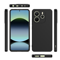 Nouvelle conception de luxe, coque de téléphone en TPU + silicone mat anti-empreintes digitales, antichoc, design peinture à l'huile pour Redmi Note 14 14s Pro Pro+