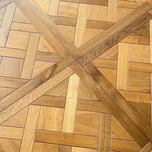 Parquet en chêne rouge américain multicouche de qualité ABC, 12 mm, avec finition huilée, style Versailles, pour projets commerciaux - Product Image 1