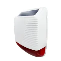 Outdoor Waterproof Wireless Solar Power Strobe Siren High Decibel Loudness For Our Home Burglar GSM Alarm System