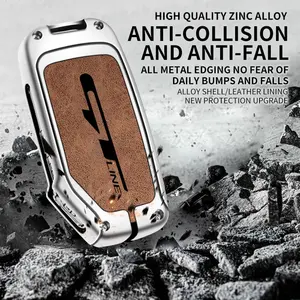 3/4 bouton porte-clés de voiture accessoires pour <span class=keywords><strong>Kia</strong></span> <span class=keywords><strong>GT</strong></span> <span class=keywords><strong>Line</strong></span> Forte Seltos K3 K5 Sportage <span class=keywords><strong>Ceed</strong></span> Soul protecteur à distance - Product Image 4