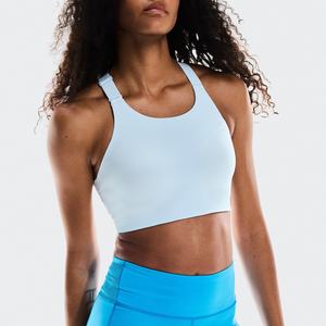 Top de Natación Estilizado, Súper Cómodo, para Yoga, con Tirantes, para Senos Grandes, con Copas Cosidas, Sexy, Color Nude, Top Deportivo de Alta Calidad - Product Image 2