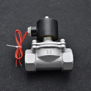 Válvula de agua de acero inoxidable de 32 mm, válvula solenoide eléctrica para piezas de calentadores de agua domésticos - Product Image 1