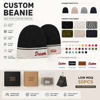 Gorro de Invierno Jacquard con Logotipo Personalizado, Gorro Deportivo Elástico Tipo Waffle para Viajes, Pesca y Actividades al Aire Libre