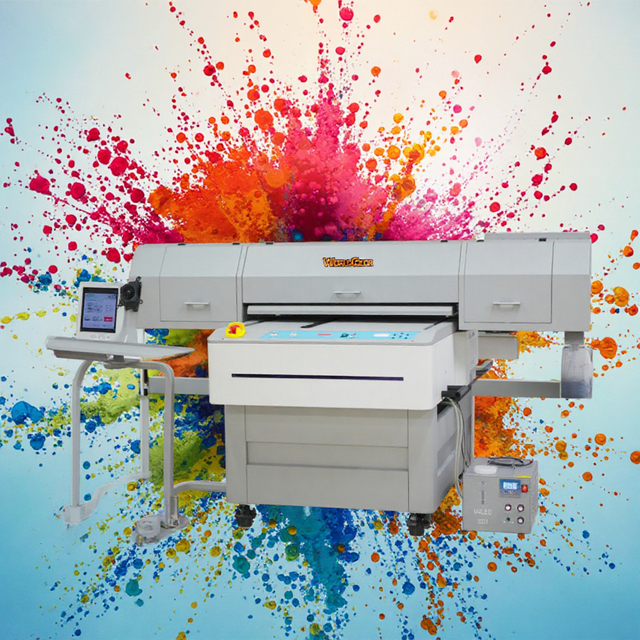 I3200-U1 Head Flatbed UV Printer Multi-Function 90cmx60cm UV Printer for Cups Bottles Metal Phone UV DTF Sticker Printer