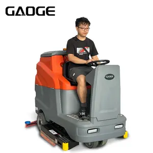 Gaoge Factory Wholesale A110 Cleaning Equipment Automatic 235L Ride On Industrial Floor Scrubber