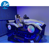 Simulateur de course automobile VR 3 DOF amusant en intérieur avec construction métallique pour les parcs d'aventure et les centres commerciaux
